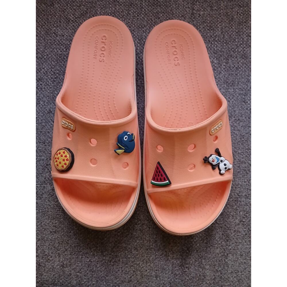 Crocs crocband Iii Round Toe Slide W7 M5